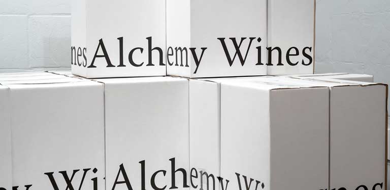 Alchemy Wines in Boxes